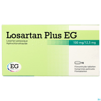 Losartan plus eg 100 mg/12,5 mg comp pell 98
