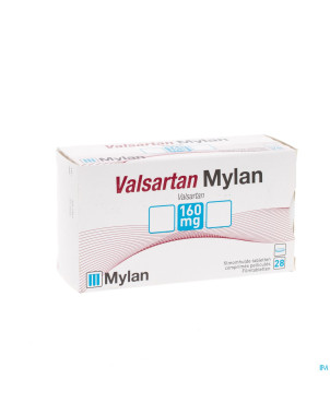 Valsartan mylan 160 mg comp pell  28 x 160 mg