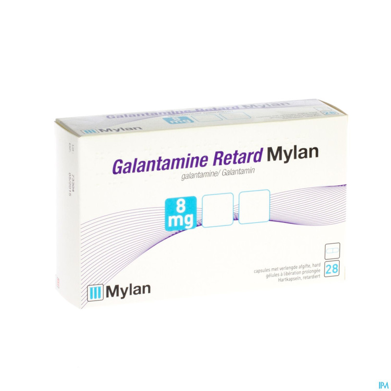Galantamine retard mylan  8 mg caps retard 28