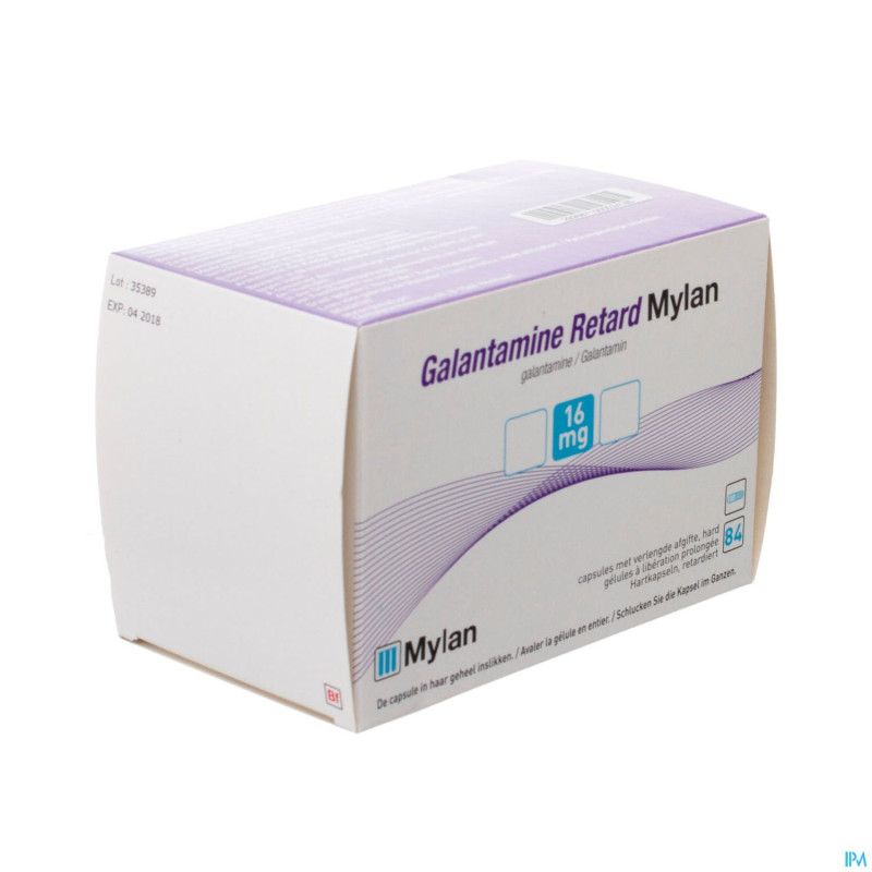 Galantamine retard mylan 16 mg caps retard 84