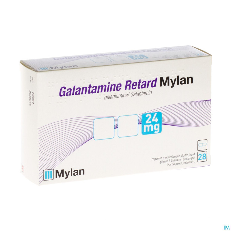 Galantamine retard mylan 24 mg caps retard 28