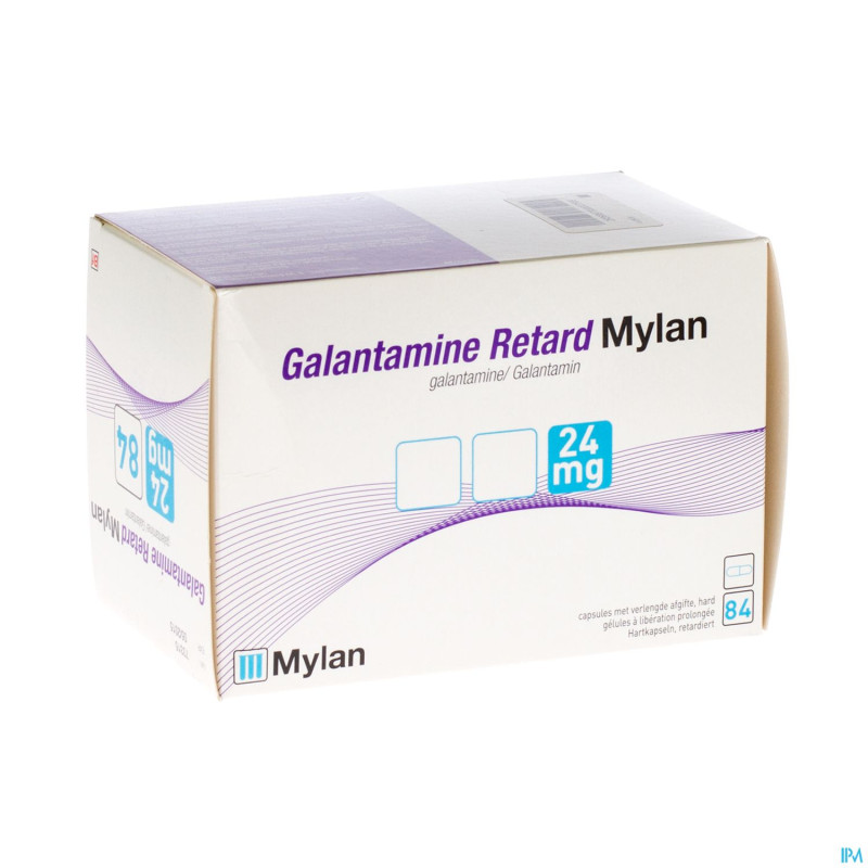 Galantamine retard mylan 24 mg caps retard 84