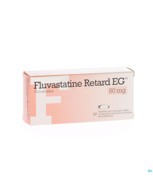 Fluvastatine retard eg 80 mg comp liber prol  28