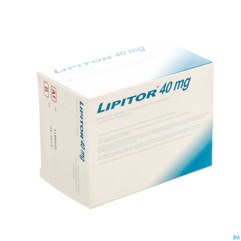 Lipitor 40 impexeco comp 84 x 40 mg pip