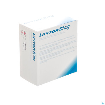 Lipitor 80 impexeco comp 98 x 80 mg pip