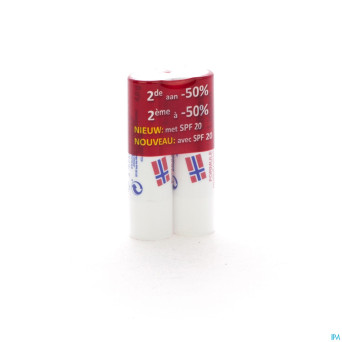 Neutrogena stick levres f.norv. ip20 duo 2x4,8g