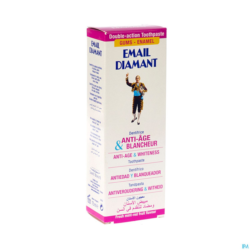 Email diamant dentifrice a/age & blancheur 75ml