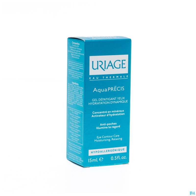 Uriage aquaprecis gel defatig.yeux hydra  tbe 15ml