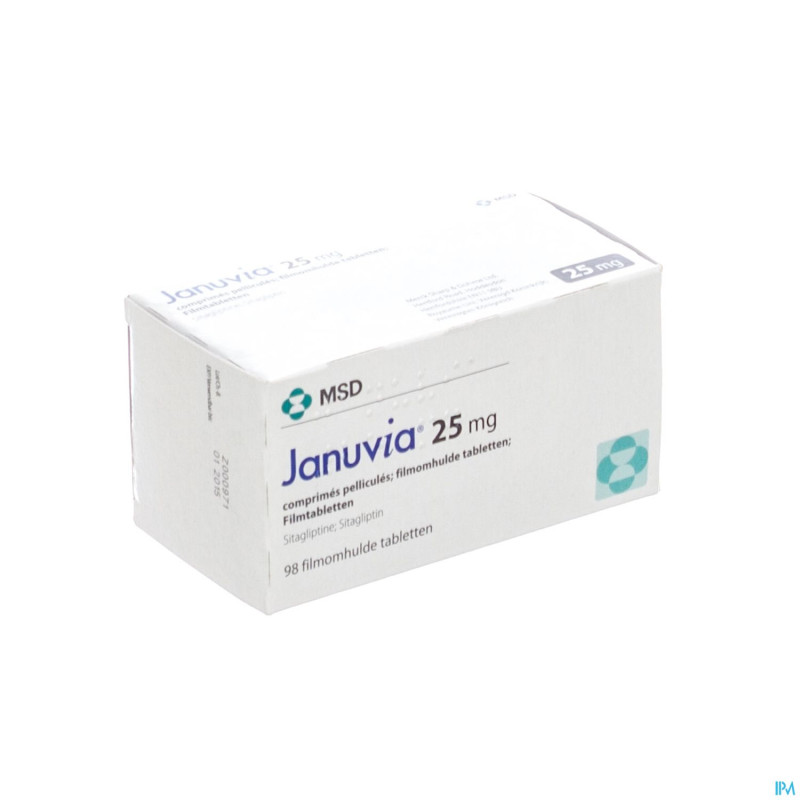 Januvia  25 mg comp pell 98 x  25 mg