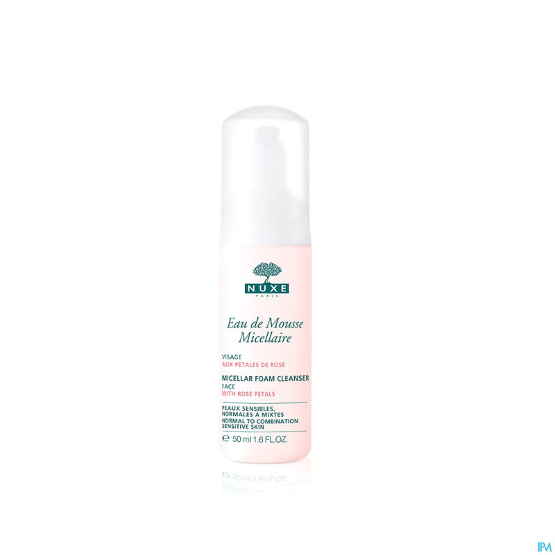 Nuxe eau de mousse micellaire fl pompe  50ml