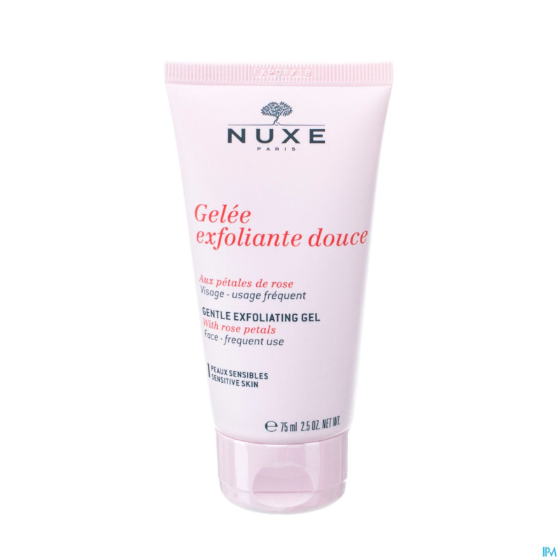 Nuxe gelee exofoliante douce tube 75ml