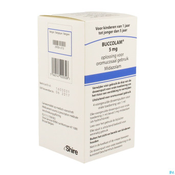 Buccolam  5,0mg sol bucc 4 ser dos prerempl 1,0ml