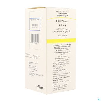 Buccolam  2,5mg sol bucc 4 ser dos prerempl 0,5 ml
