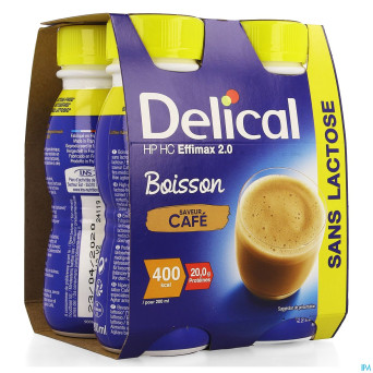 Delical effimax 2.0 cafe    4x200ml