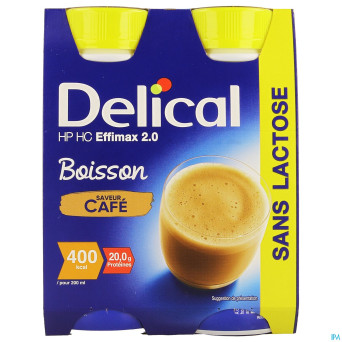 Delical effimax 2.0 cafe    4x200ml