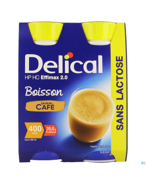 Delical effimax 2.0 cafe    4x200ml