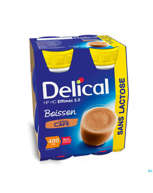 Delical effimax 2.0 cafe    4x200ml
