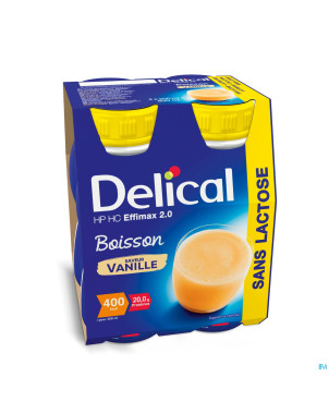 Delical effimax 2.0 vanille    4x200ml