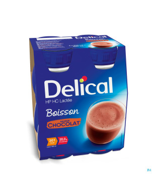Delical boisson lactee hp-hc ch.4x200ml cfr4278636