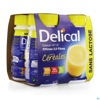 Delical effimax 2.0 fibres cereales    4x200ml