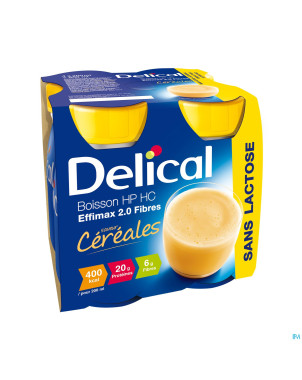 Delical effimax 2.0 fibres cereales    4x200ml