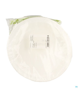 Assiette asymetriq. bord sureleve 23cm blanc advys
