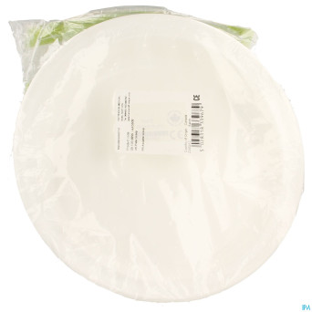 Assiette asymetriq. bord sureleve 23cm blanc advys