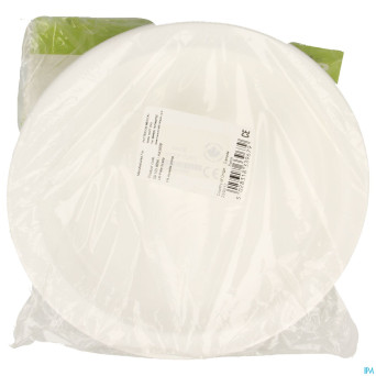 Assiette asymetriq. bord sureleve 23cm blanc advys