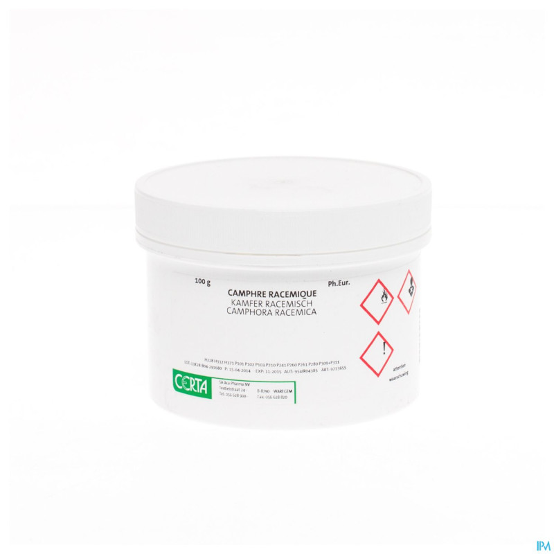 Camphre synthetique    100g aca