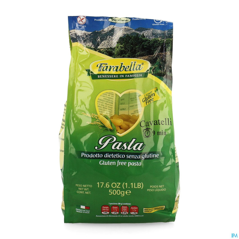 Farabella cavatelli s/gluten    500g 5703 revogan