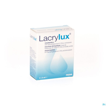Lacrylux collyre fl 2x8ml
