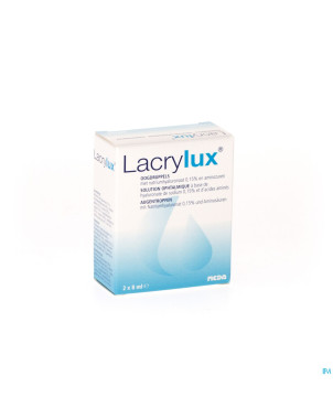 Lacrylux collyre fl 2x8ml