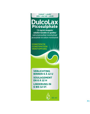 Dulcolax picosulphate sol buv en gouttes 30 ml