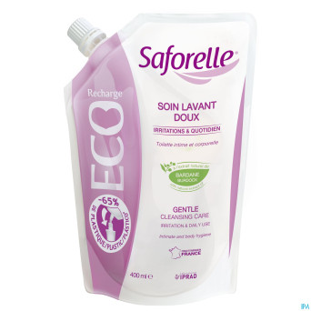 Saforelle soin lavant doux eco recharge 400ml