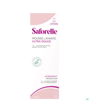 Saforelle mousse lavante ultradouce 250ml