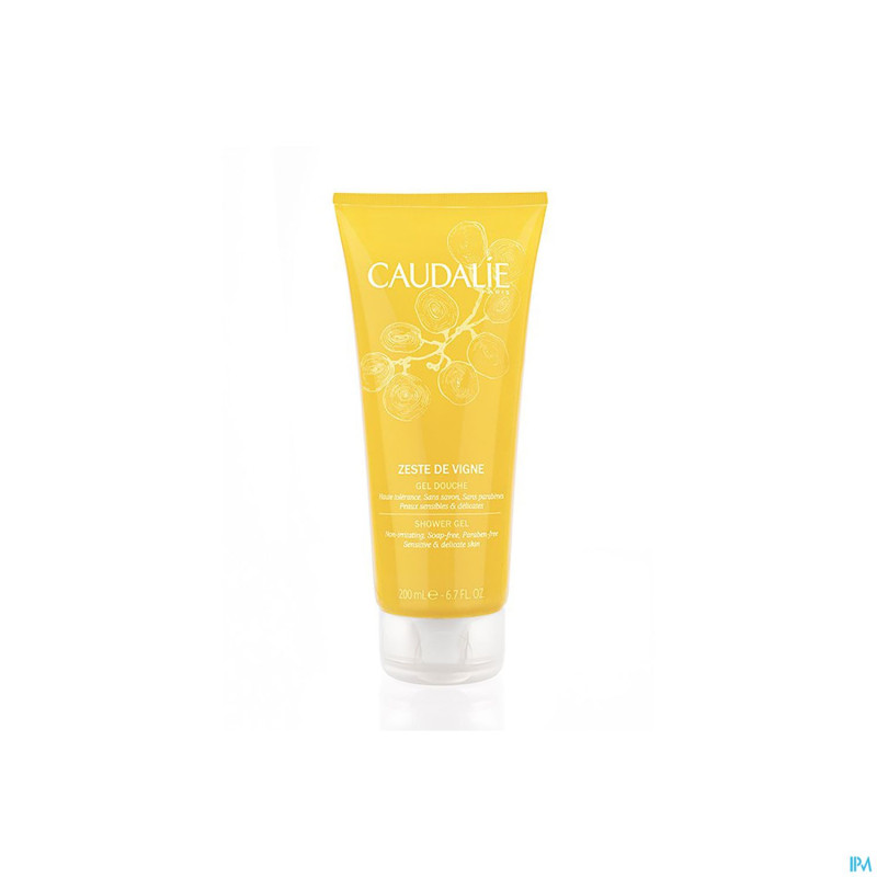Caudalie corps gel douche zeste vigne   tube 200ml