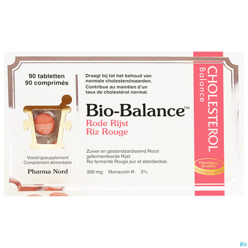 Bio-balance rode rijst-riz rouge tabl 90
