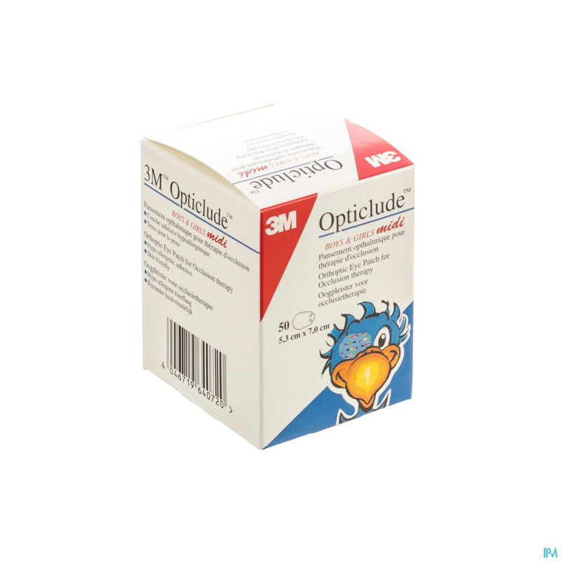 Opticlude 3m midi new pans ocul.50 1538m
