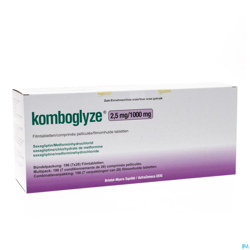 Komboglyze 2,5 mg/1000mg comp pell 196