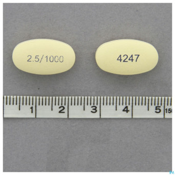 Komboglyze 2,5 mg/1000mg comp pell 196