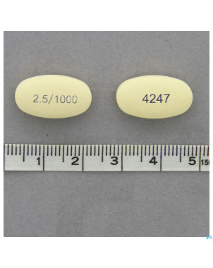 Komboglyze 2,5 mg/1000mg comp pell 196