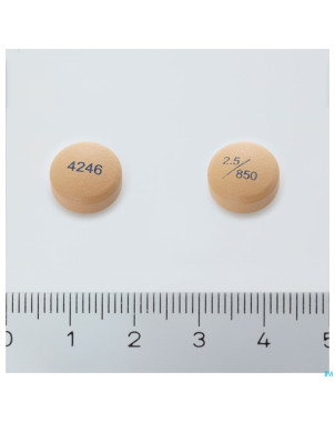 Komboglyze 2,5 mg/850mg comp pell  56