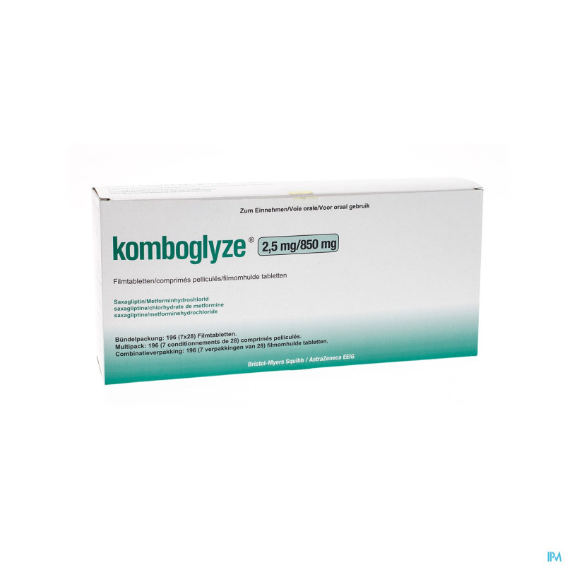 Komboglyze 2,5 mg/850mg comp pell 196