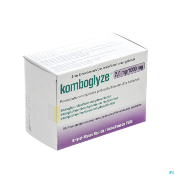 Komboglyze 2,5 mg/1000mg comp pell  56