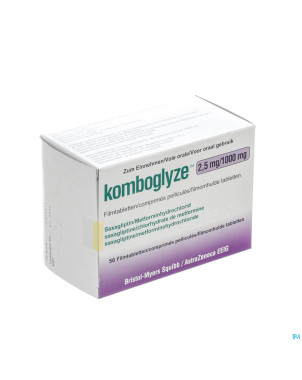 Komboglyze 2,5 mg/1000mg comp pell  56