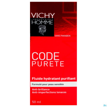 Vichy homme code purete fluide 50ml