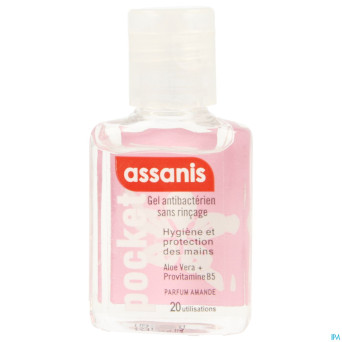Assanis pocket gel mains amande 20ml