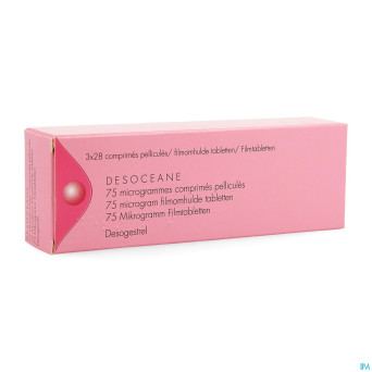 Desoceane 75mcg comp pell  3 x 28