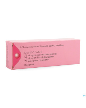 Desoceane 75mcg comp pell  3 x 28