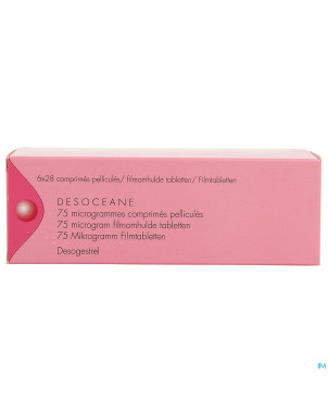 Desoceane 75mcg comp pell  6 x 28